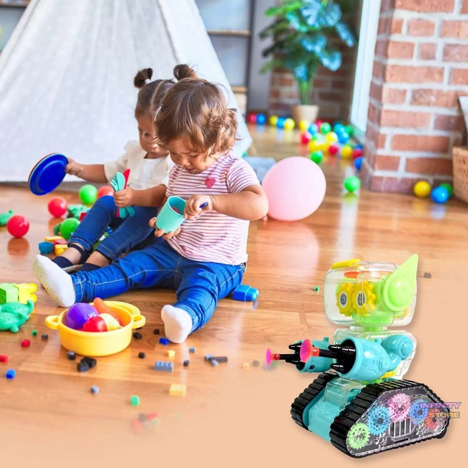 Gear Robot Car for Kids (1 Pc) - infinityexculsivestore.com