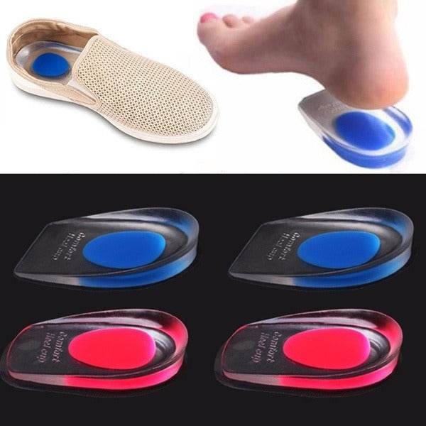 Gel Heel cups Silicon Heel Pad for Heel Ankle Pain - infinityexculsivestore.com