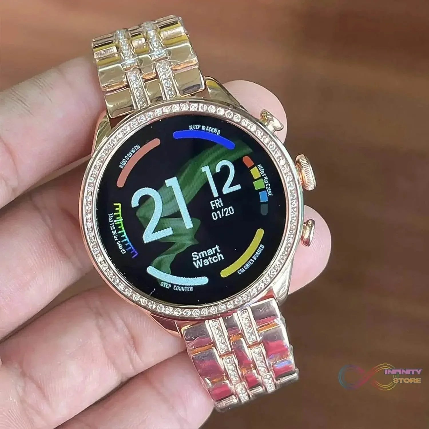 Gen 9 Diamond Strap Latest Smartwatch HD Display 2 Straps (1 Set) - infinityexculsivestore.com