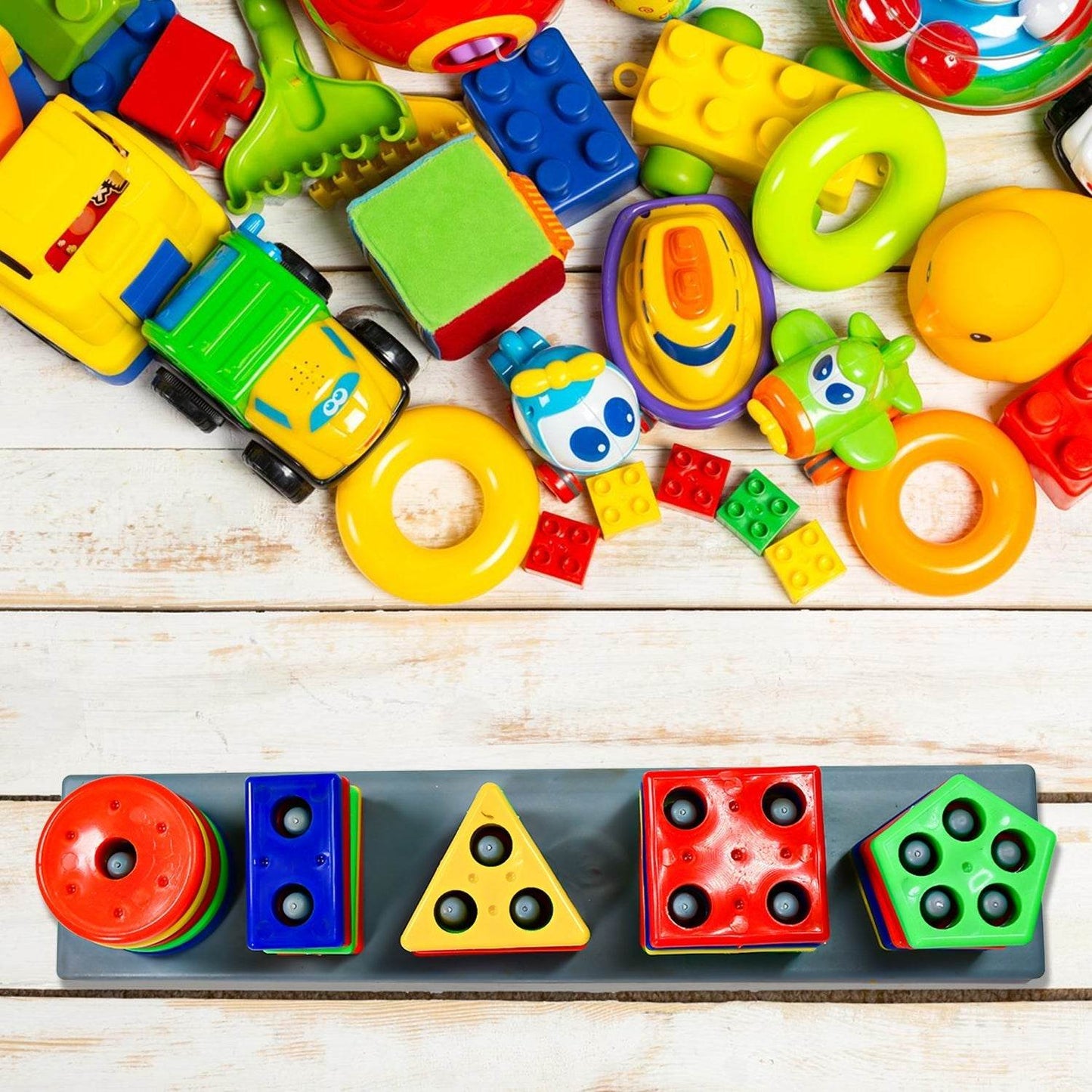 Geometric Brick - 5 Angle Matching Column Blocks for Kids - Preschool Educational Learning Toys. - infinityexculsivestore.com
