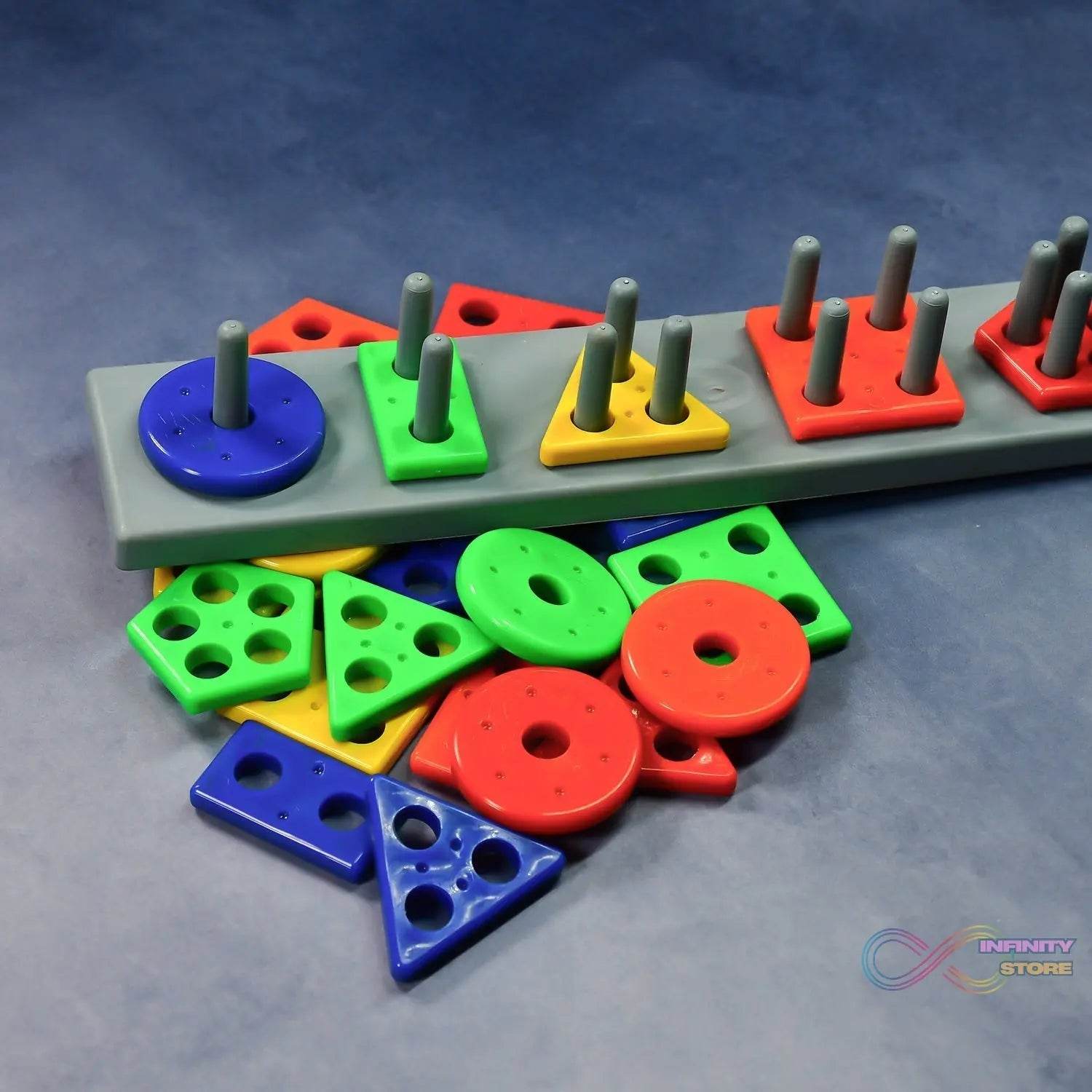 Geometric Brick with box - 5 Angle Matching Column Blocks for Kids - Preschool Educational Learning Toys. - infinityexculsivestore.com