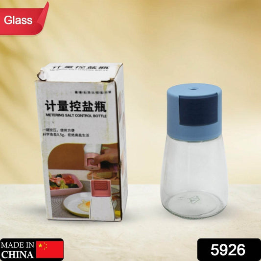 Glass Salt Bottle, Salt Dispenser, Glass Salt Shaker Pack of 1, Seasoning Shaker, Precise Quantitative 0.5g for Home Cooking Picnic Camping Ration Salt Shakers - infinityexculsivestore.com