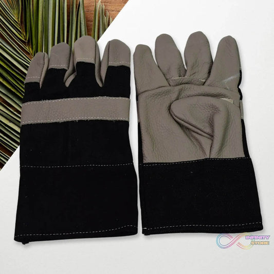 Gloves Gardening Gloves for Men Women Leather Gloves Heavy Duty Gloves (1 Pair) - infinityexculsivestore.com
