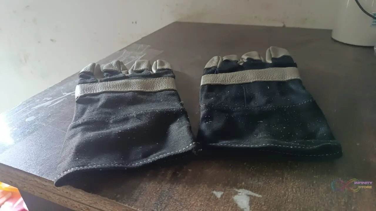 Gloves Gardening Gloves for Men Women Leather Gloves Heavy Duty Gloves (1 Pair) - infinityexculsivestore.com