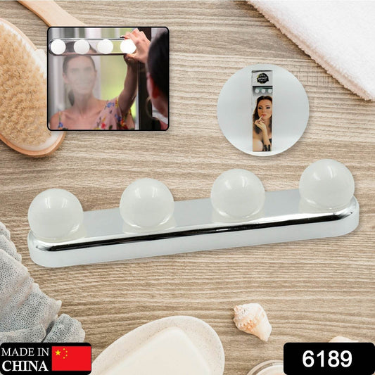 Glow Make Up Light Portable Cosmetic Kit Battery Powered Mirror Lighting Super Bright - infinityexculsivestore.com
