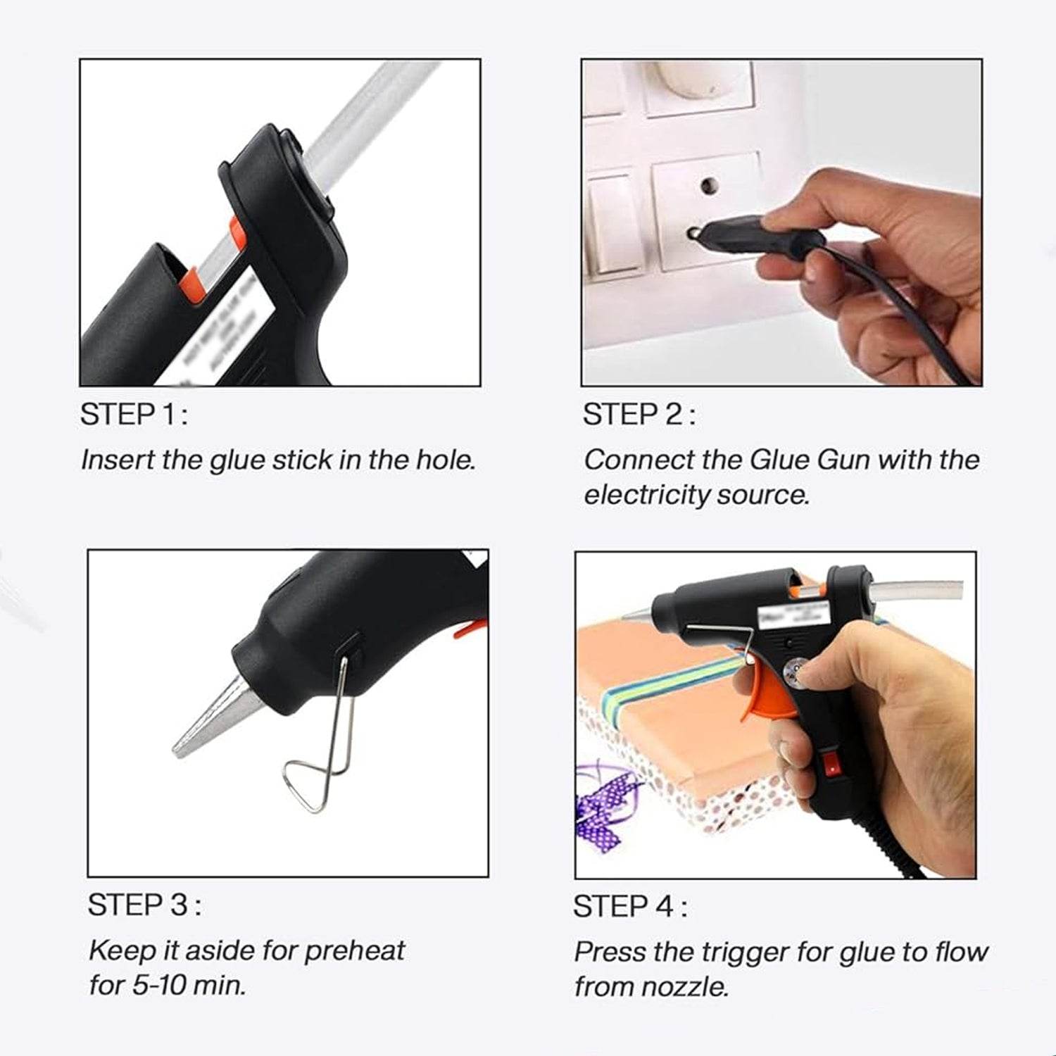 Glue Gun (60 watt) gluegun - infinityexculsivestore.com
