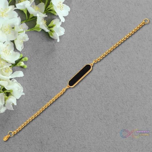 Golden Bracelet, Gift Bracelet (1 Pc) - infinityexculsivestore.com
