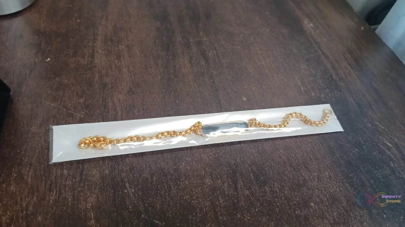 Golden Bracelet, Gift Bracelet (1 Pc) - infinityexculsivestore.com