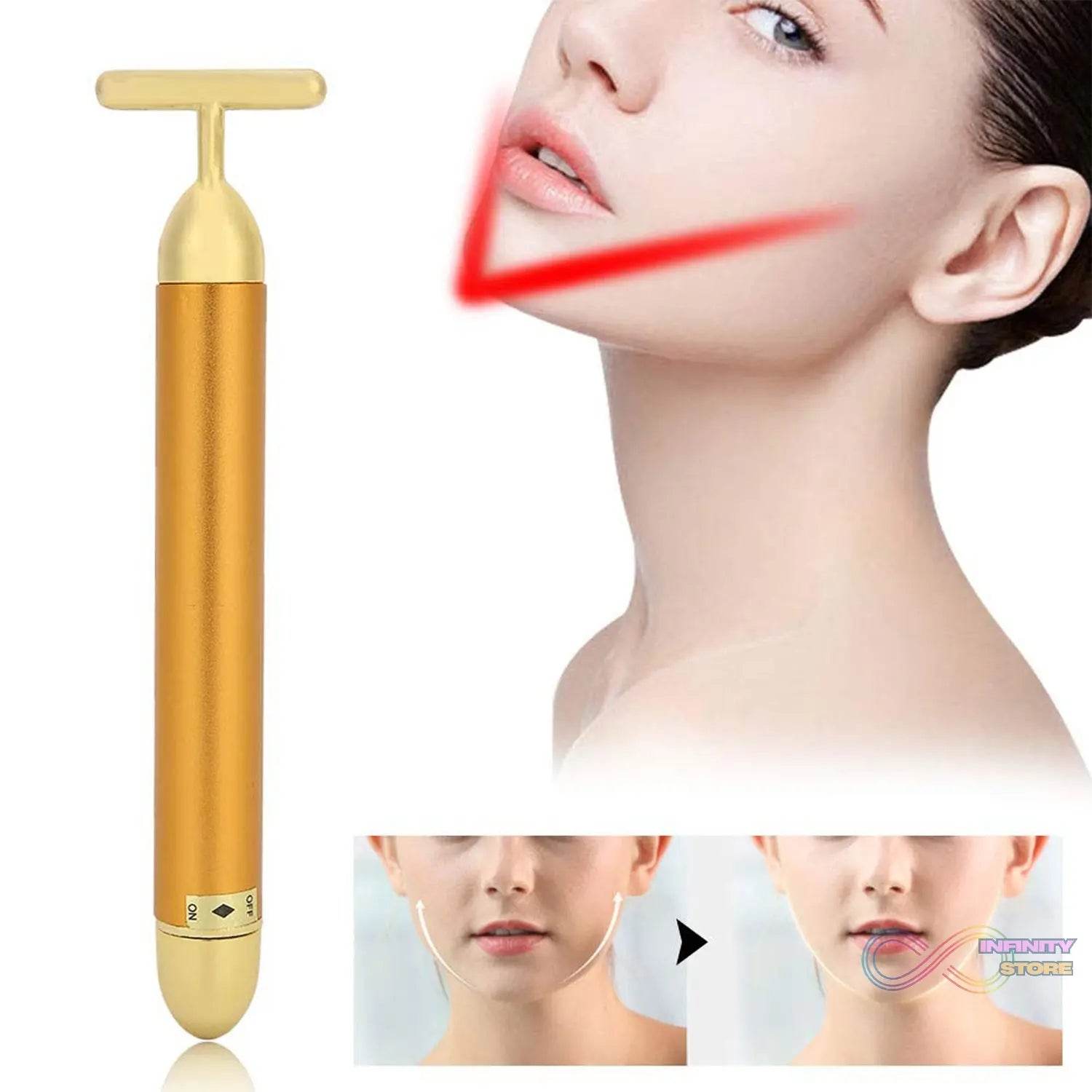 Golden Energy Face Massager (1 Pc) - infinityexculsivestore.com