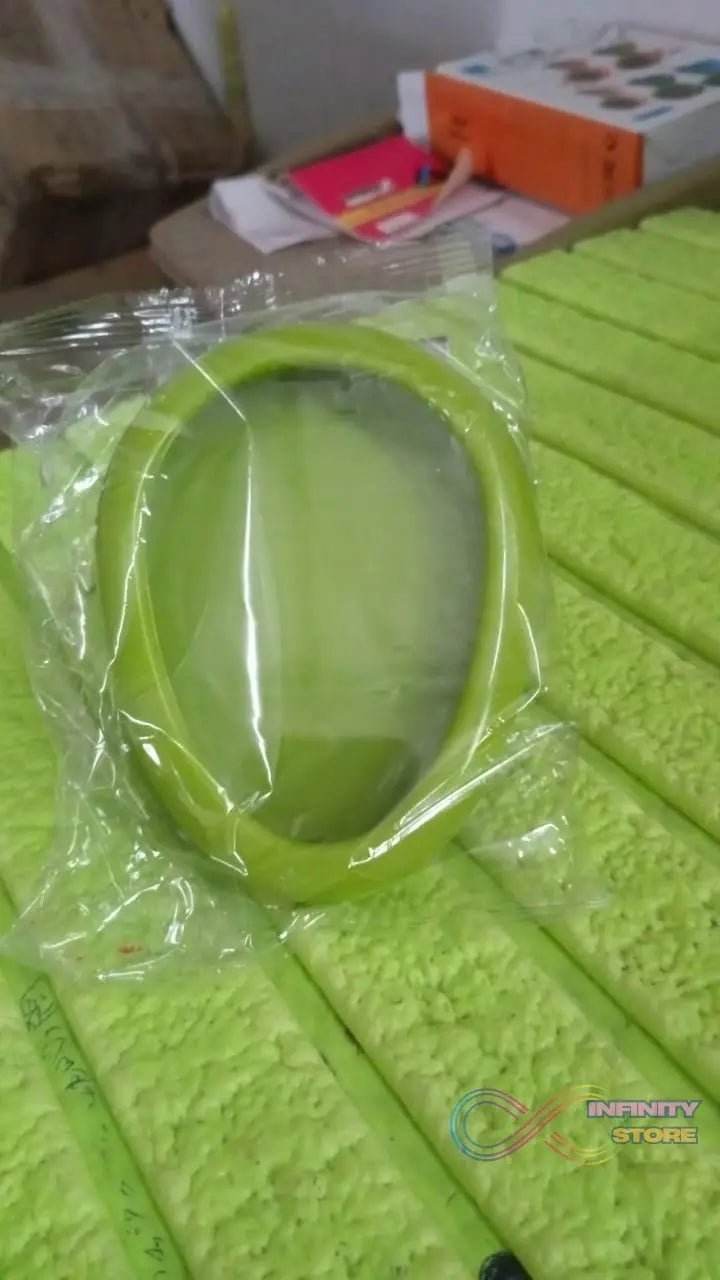 Green Oval Shape Vegetable Container Premium Fruits Saver Keeper (1 Pc) - infinityexculsivestore.com