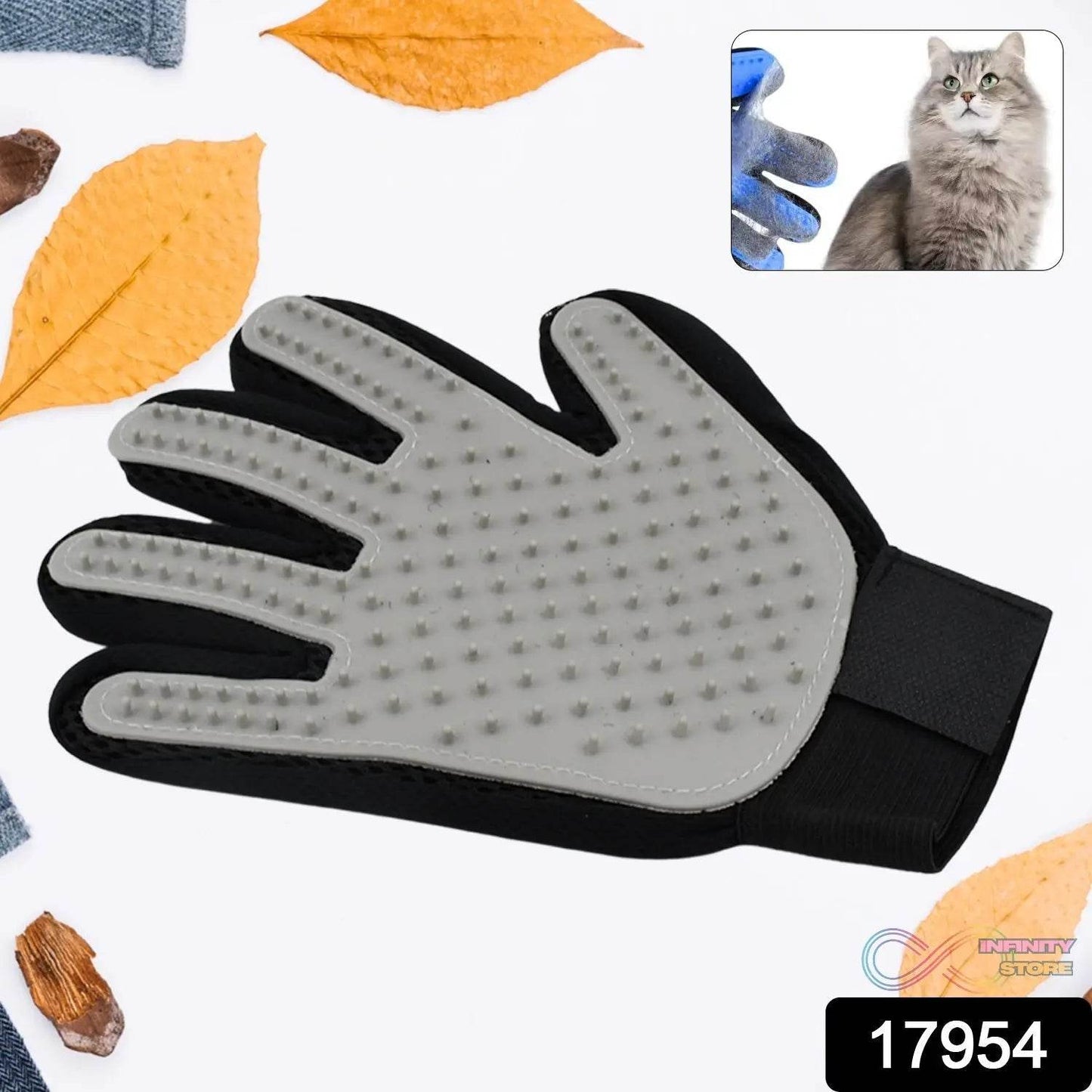 Grey Gloves, Gloves Bathing Tool (1 Pc) - infinityexculsivestore.com