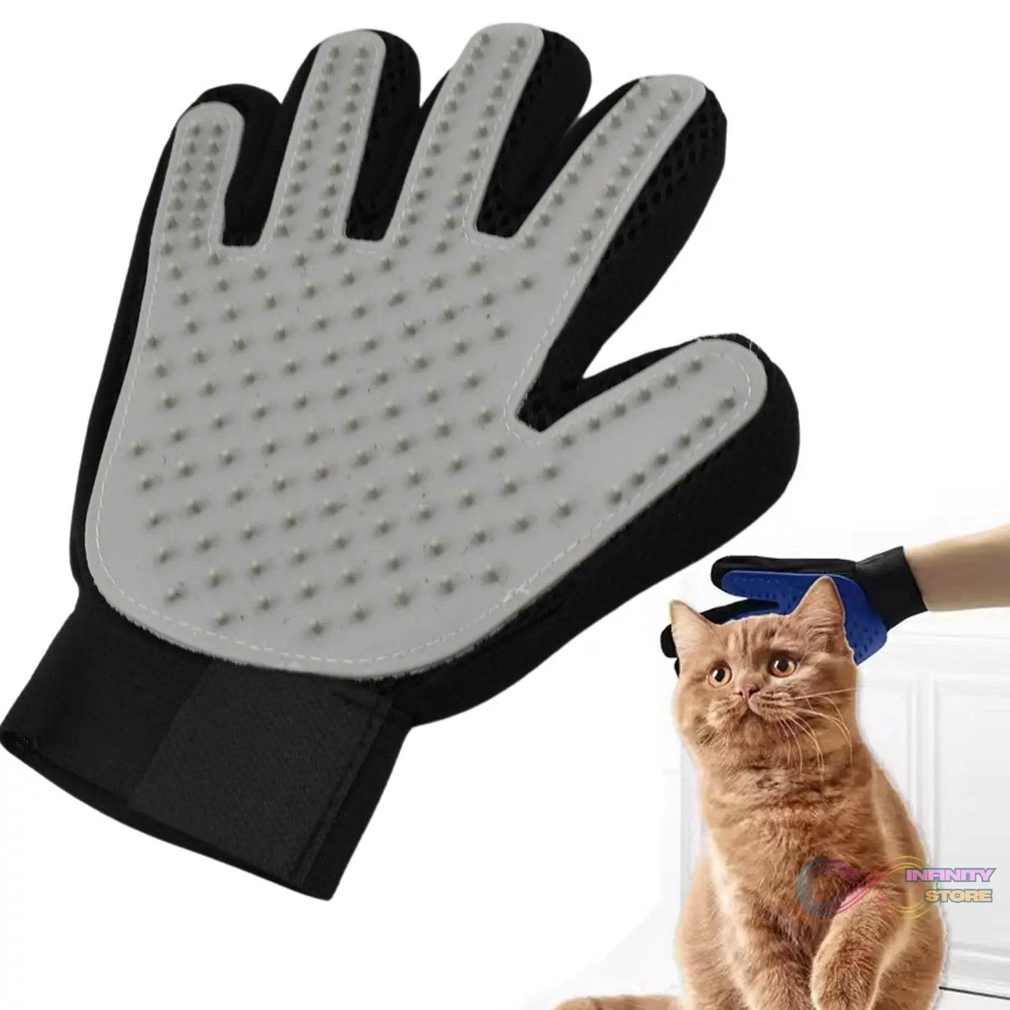 Grey Gloves, Gloves Bathing Tool (1 Pc) - infinityexculsivestore.com