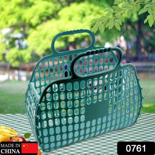 Grocery Vegetable Foldable Smiley Non-Woven Fabric Shopping Bag - infinityexculsivestore.com