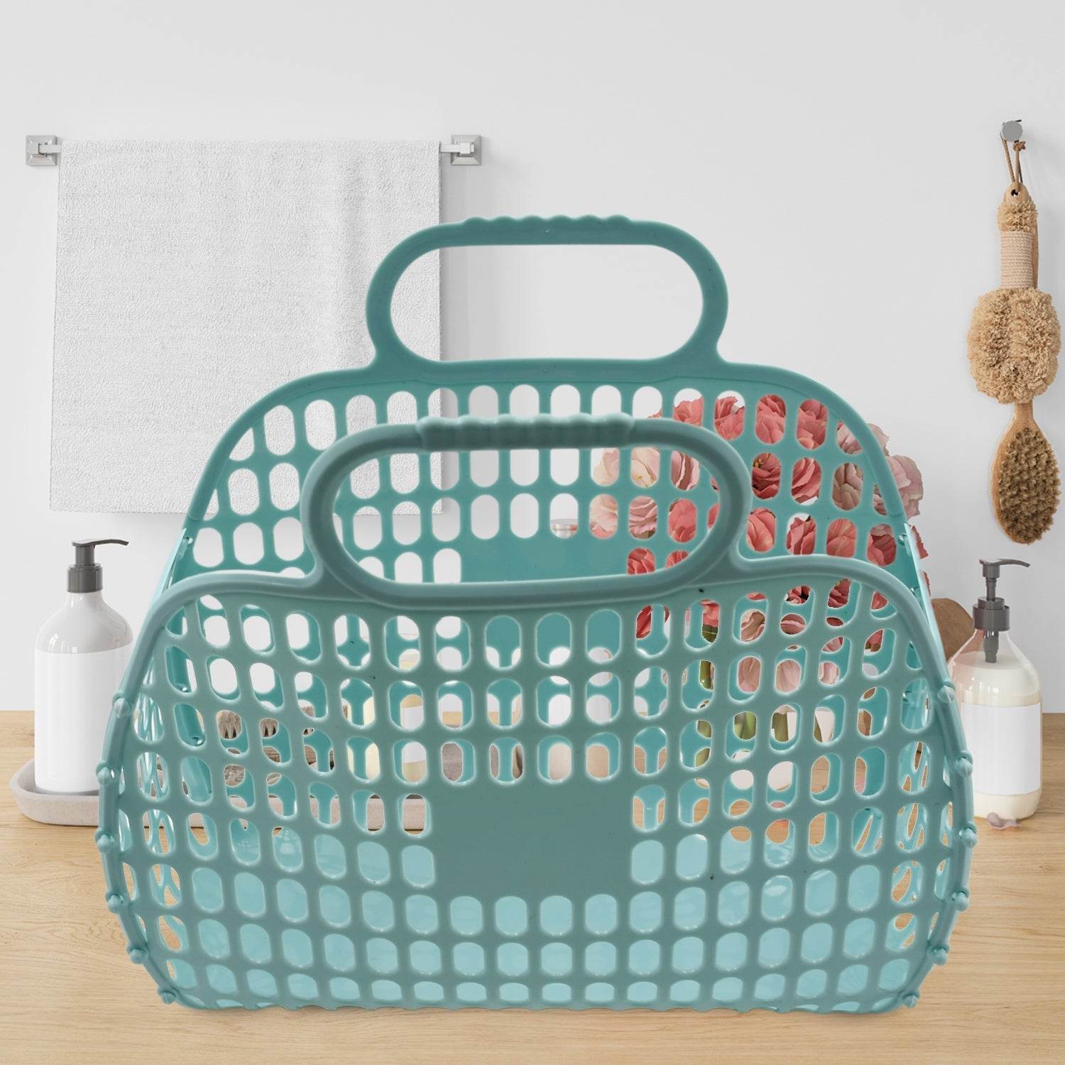Grocery Vegetable Foldable Smiley Non-Woven Fabric Shopping Bag - infinityexculsivestore.com