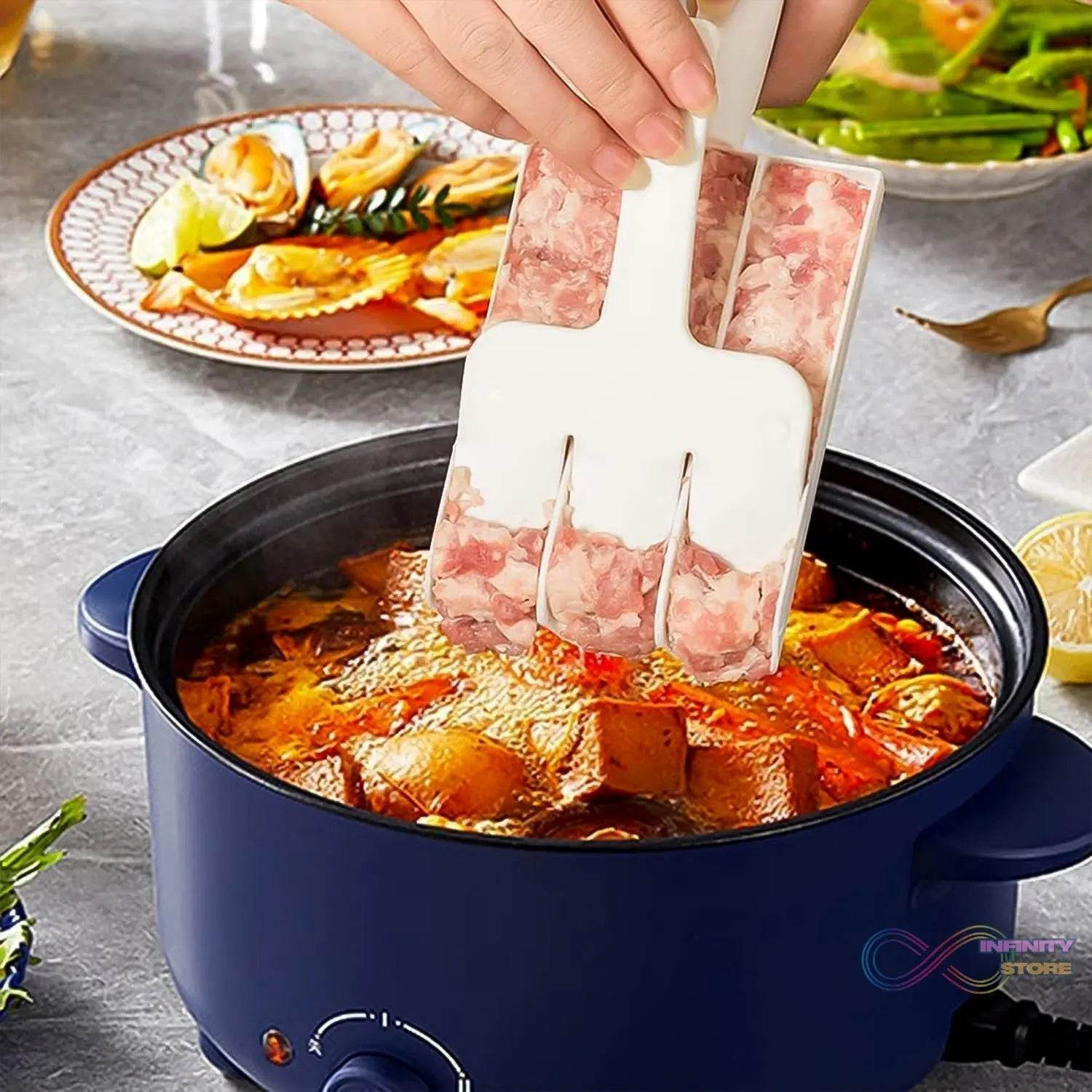 Gujia & Meatball Maker Set Easily Shape Meatballs Maker (1Pc) - infinityexculsivestore.com
