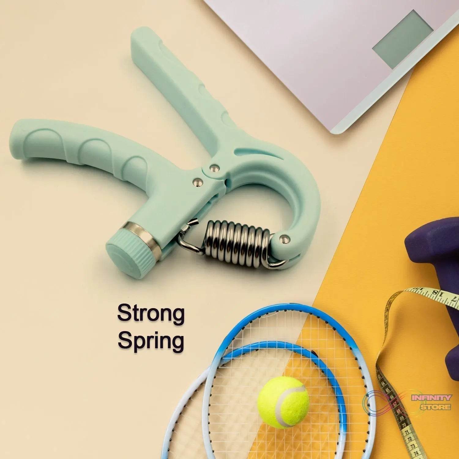 Gym Fitness Hand Grip Men Adjustable Finger Heavy Exerciser Strength for Muscle Recovery Hand Gripper Trainer strengthener (1 Pc) - infinityexculsivestore.com