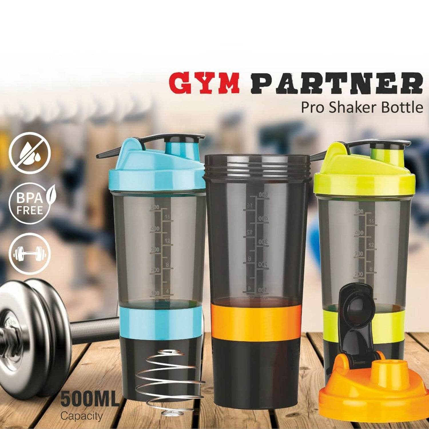 Gym Shaker Bottle & shakers for Protein Shake - infinityexculsivestore.com