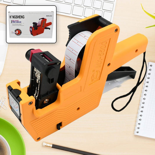 HAND HELD PLASTIC 8 DIGITS PRICE LABEL TAG GUN WIDELY USED IN DEPARTMENTAL STORES AND MARKETS FOR PRICE TAGGING AMONG CUSTOMERS. - infinityexculsivestore.com