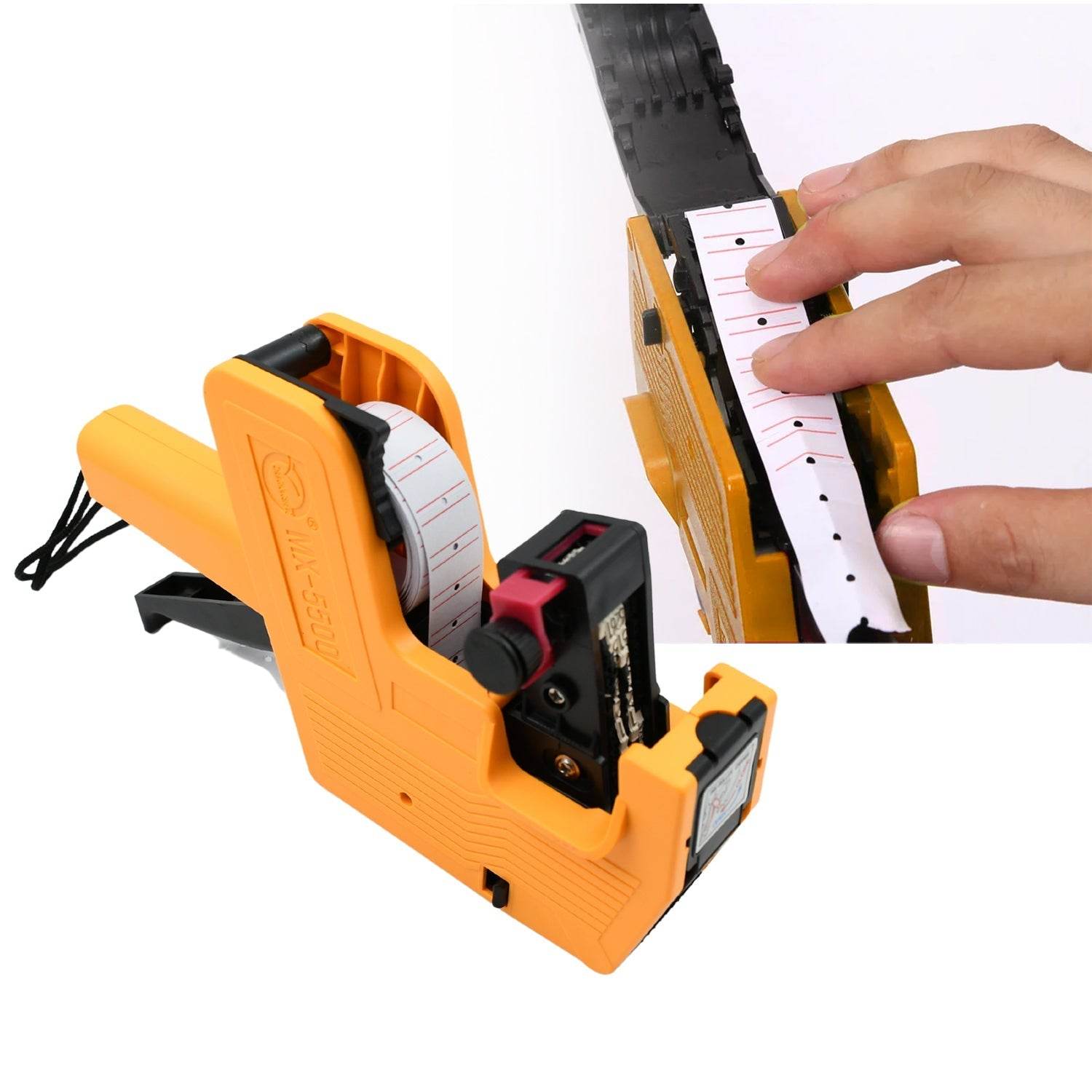 HAND HELD PLASTIC 8 DIGITS PRICE LABEL TAG GUN WIDELY USED IN DEPARTMENTAL STORES AND MARKETS FOR PRICE TAGGING AMONG CUSTOMERS. - infinityexculsivestore.com