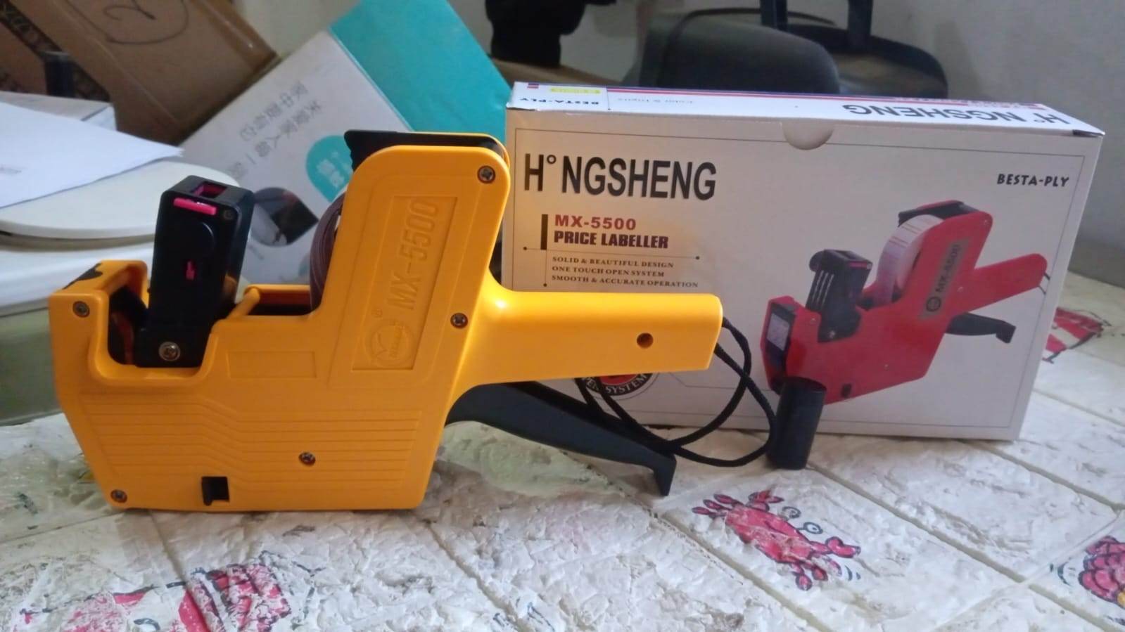 HAND HELD PLASTIC 8 DIGITS PRICE LABEL TAG GUN WIDELY USED IN DEPARTMENTAL STORES AND MARKETS FOR PRICE TAGGING AMONG CUSTOMERS. - infinityexculsivestore.com
