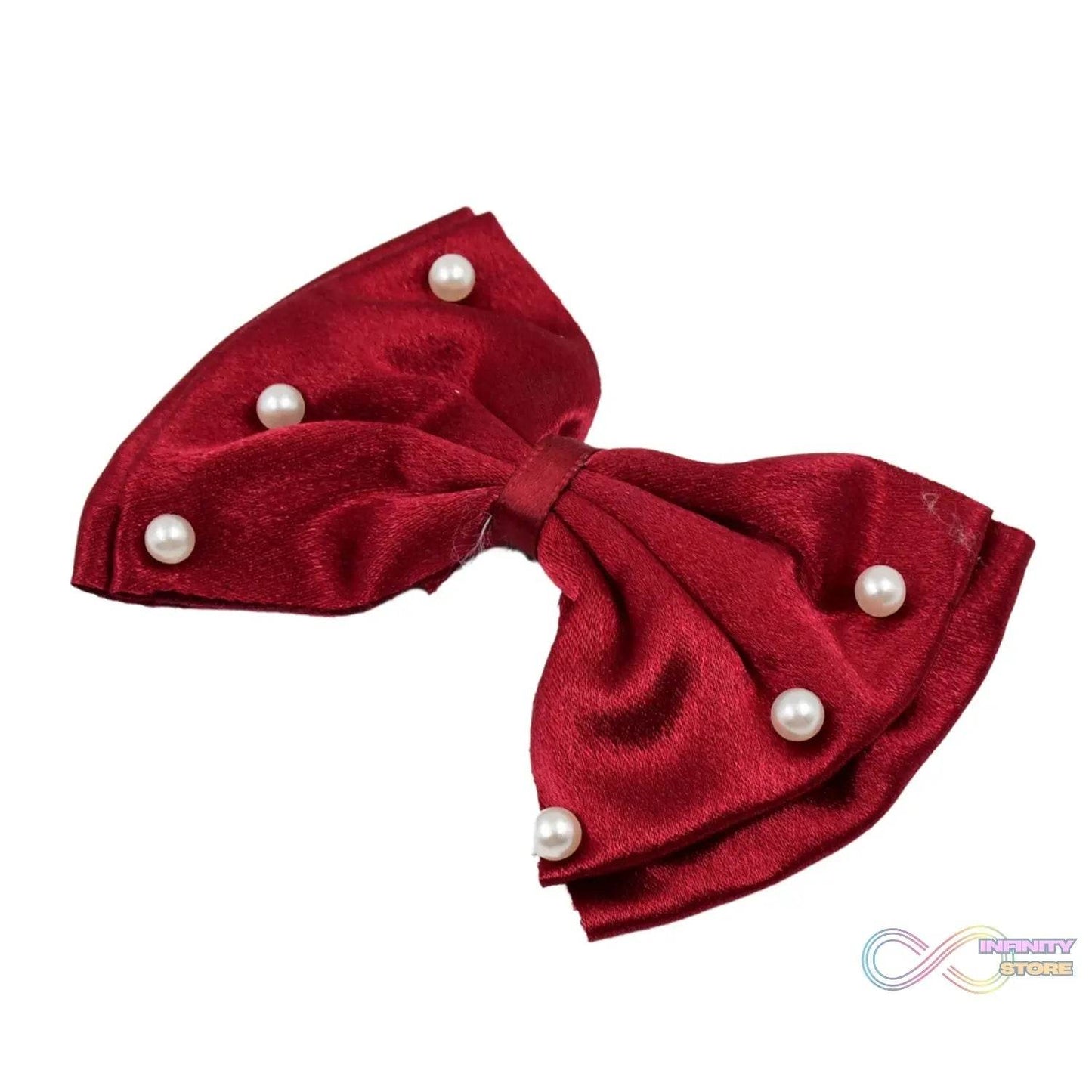 Hair Bow Knot Clip Suitable For Girls (1 Pc / Multicolour) - infinityexculsivestore.com