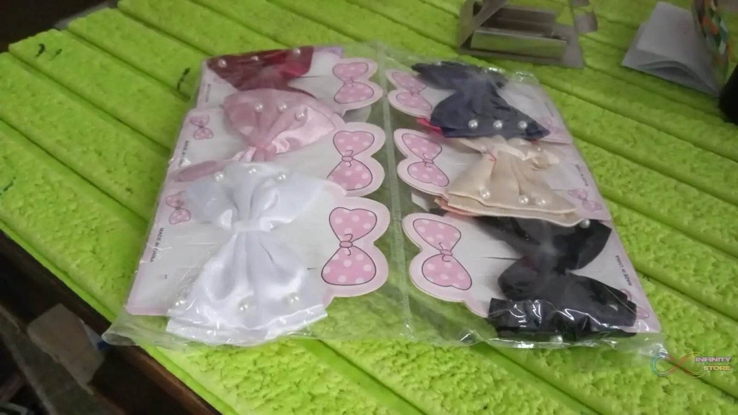 Hair Bow Knot Clip Suitable For Girls (1 Pc / Multicolour) - infinityexculsivestore.com