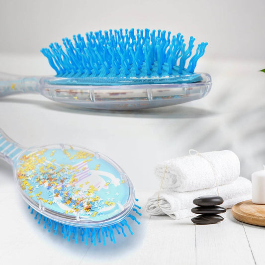 Hair Brush for Kids Detangling Anti - static Soft Massage for Braids Curly Straight Long or Short Wet Or Dry Hair (Multi - Design) - infinityexculsivestore.com