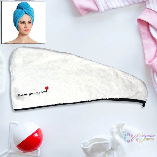 Hair Drying Magic Hair Cap Towel Wrap for Women Bath Towels (1 pc) - infinityexculsivestore.com
