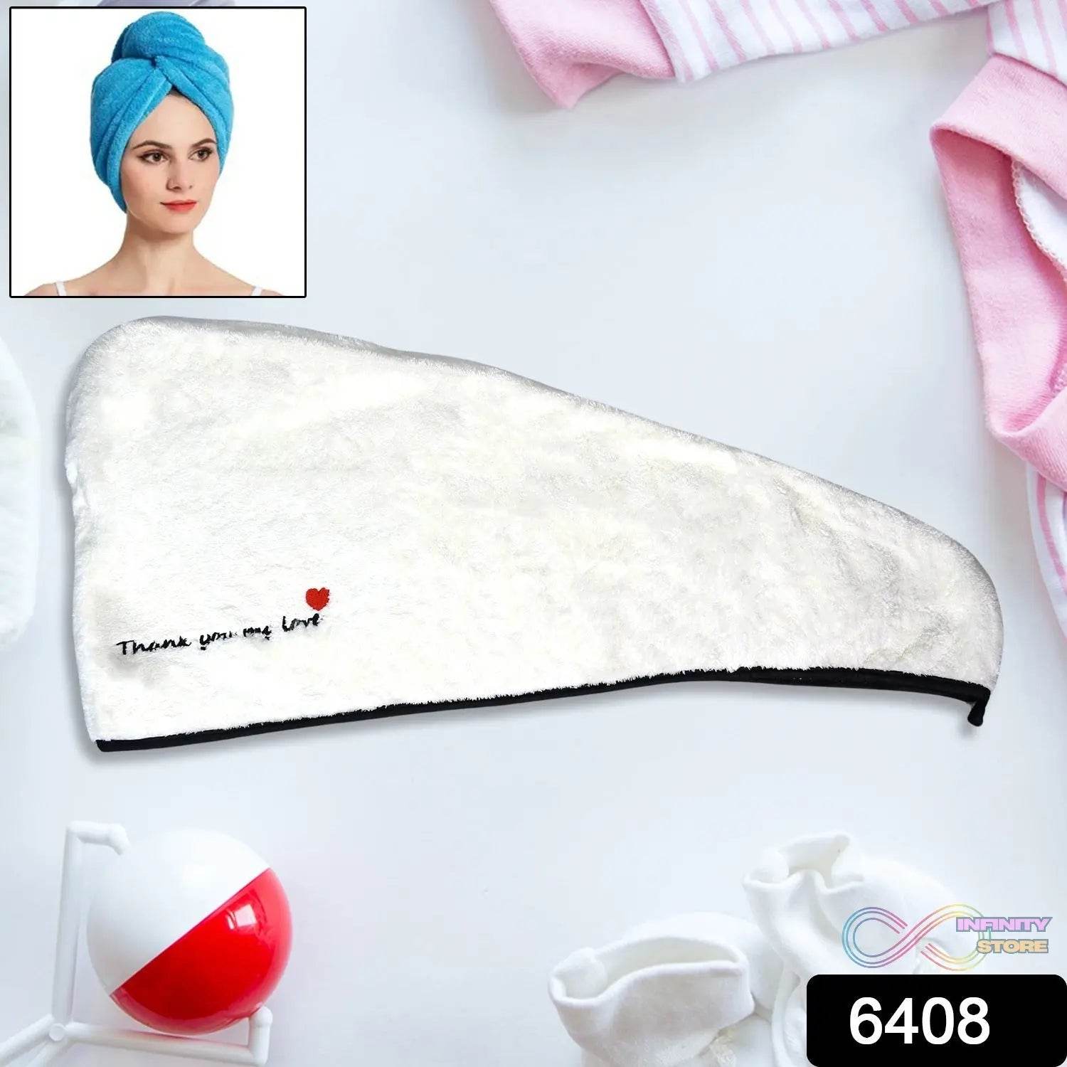 Hair Drying Magic Hair Cap Towel Wrap for Women Bath Towels (1 pc) - infinityexculsivestore.com