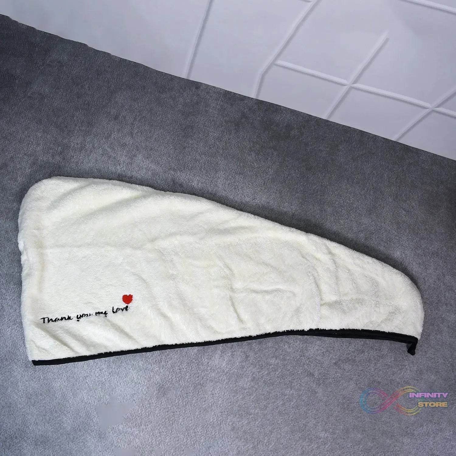 Hair Drying Magic Hair Cap Towel Wrap for Women Bath Towels (1 pc) - infinityexculsivestore.com