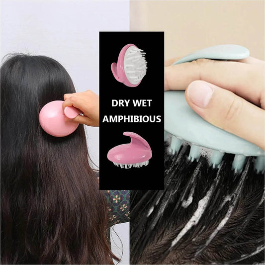 Hair Scalp Scrubber Massager, Waterproof Stress Fatigue Relief, Deep Clean for Hair Wash, Scalp and Body Massage with Soft Teeth Design - infinityexculsivestore.com