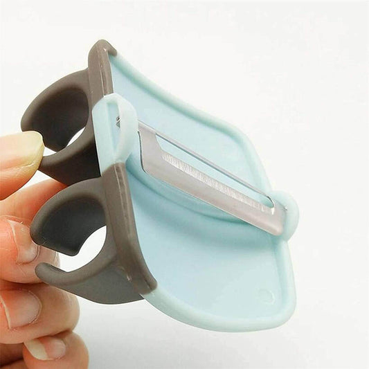 Hand Palm Peeler with Rubber Grip for Fruits & Vegetables - infinityexculsivestore.com