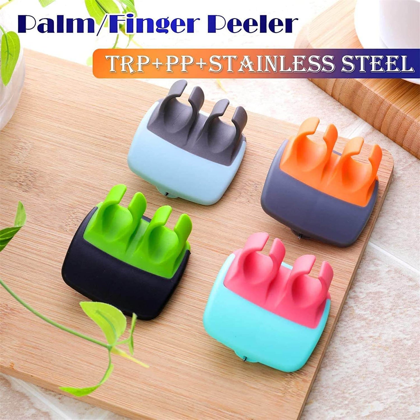 Hand Palm Peeler with Rubber Grip for Fruits & Vegetables - infinityexculsivestore.com
