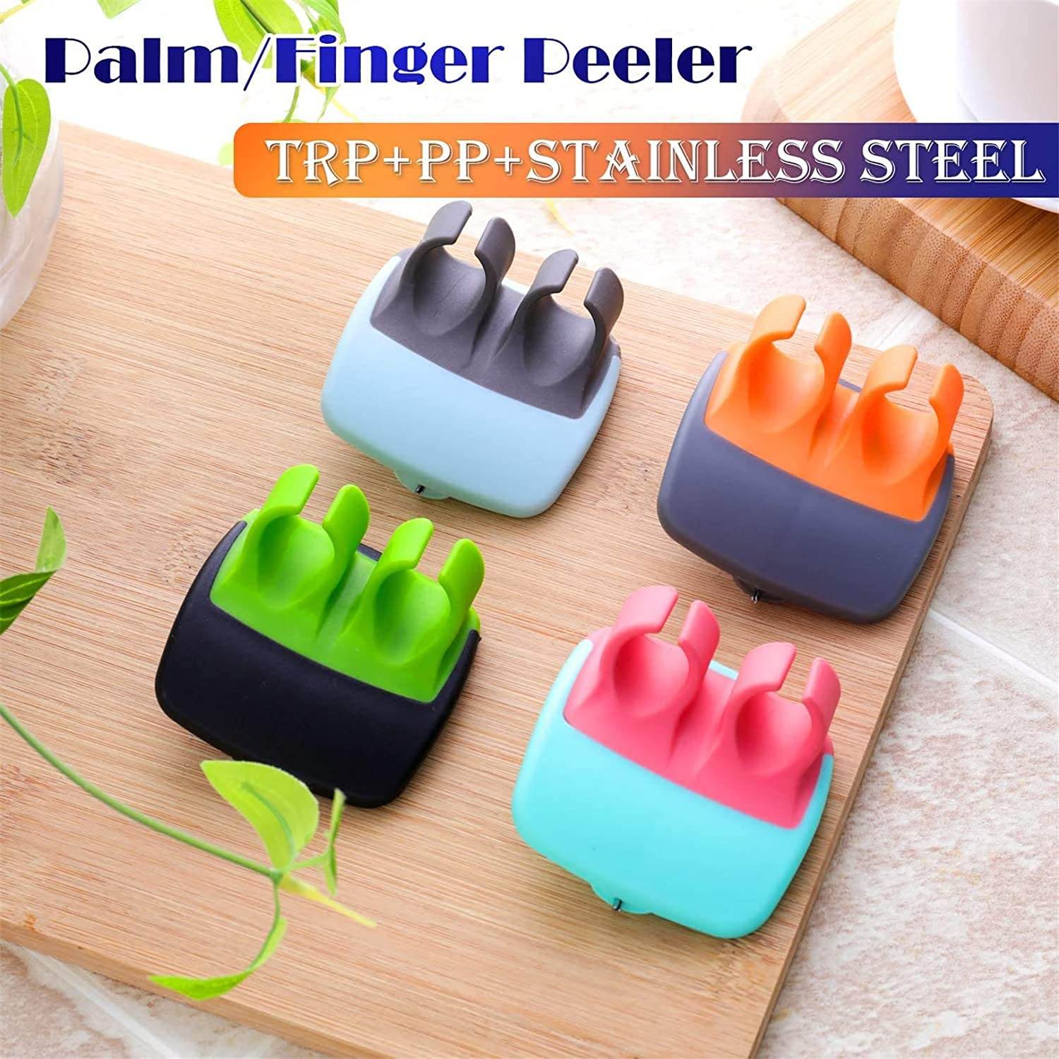 Hand Palm Peeler with Rubber Grip for Fruits & Vegetables - infinityexculsivestore.com