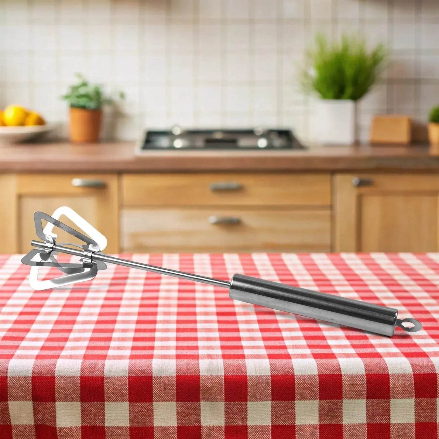 Hand Push Mixer, Egg Whisk, Stainless Steel Blender (1 Pc) - infinityexculsivestore.com