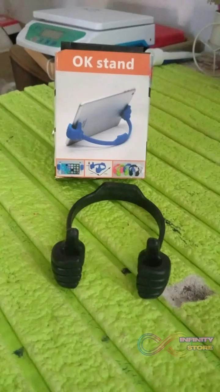 Hand Shape Mobile Stand OK Thumb phone Holder Multicolor (1 Pc) - infinityexculsivestore.com