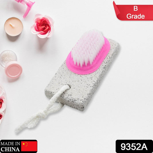 Hand and Foot Brush with pumice stone to Remove Dead Skin & Callus Stone Foot Scrubber Pedicure Brush For Dead Skin - infinityexculsivestore.com