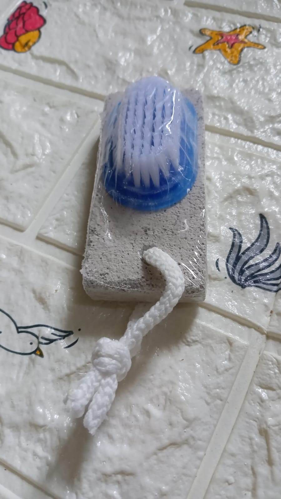 Hand and Foot Brush with pumice stone to Remove Dead Skin & Callus Stone Foot Scrubber Pedicure Brush For Dead Skin - infinityexculsivestore.com