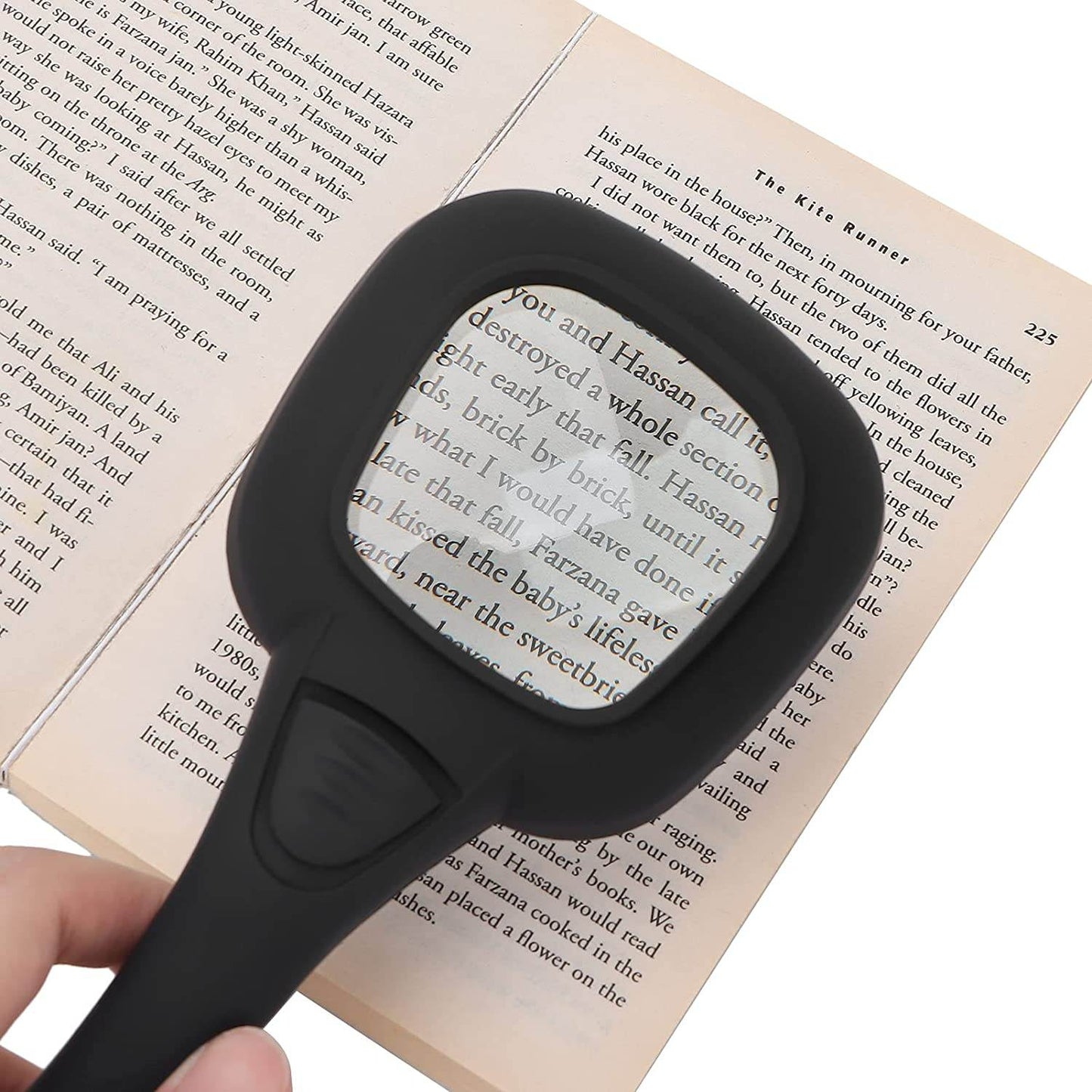 Handheld Magnifying Glass 6 LED Illuminated Lighted Magnifier for Seniors Reading, Soldering, Inspection, Coins, Jewelry, Exploring - infinityexculsivestore.com