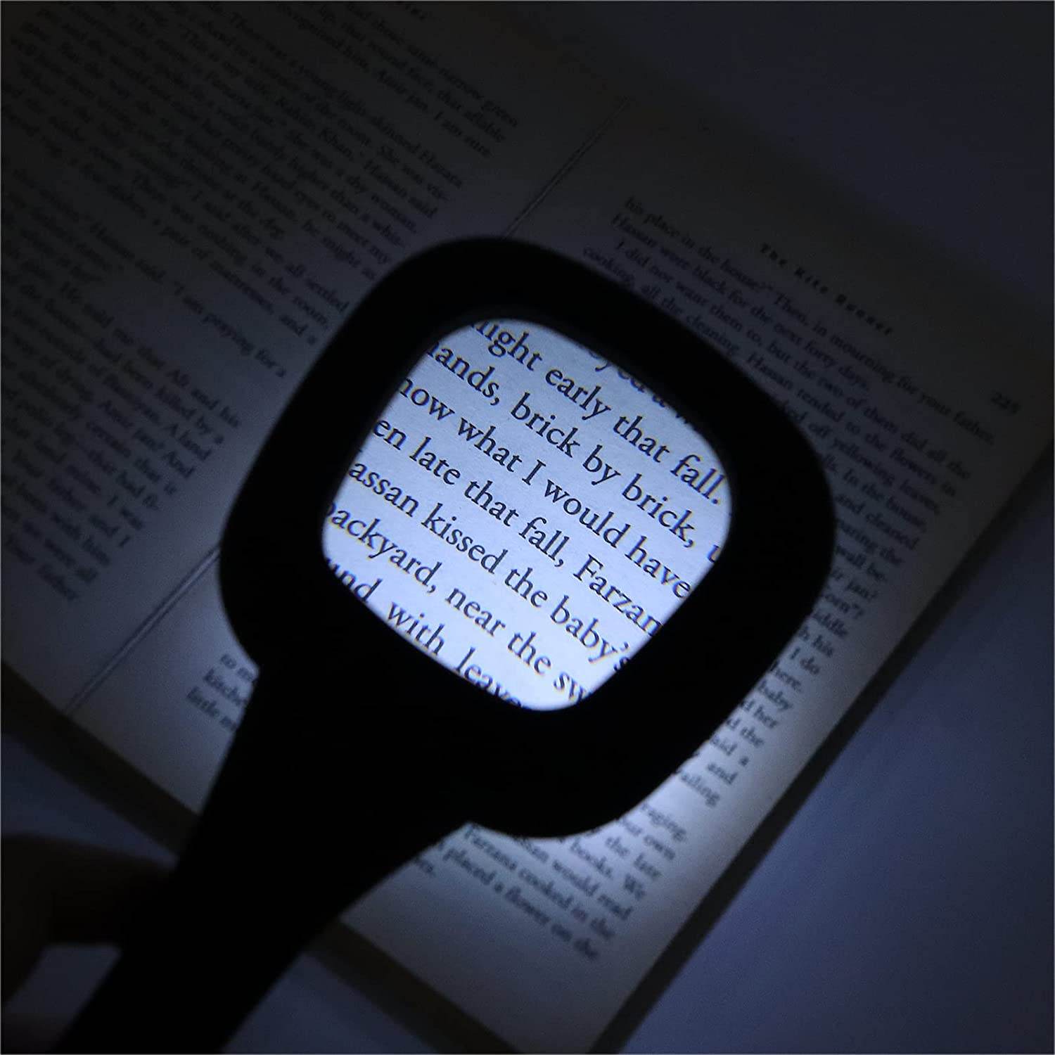 Handheld Magnifying Glass 6 LED Illuminated Lighted Magnifier for Seniors Reading, Soldering, Inspection, Coins, Jewelry, Exploring - infinityexculsivestore.com