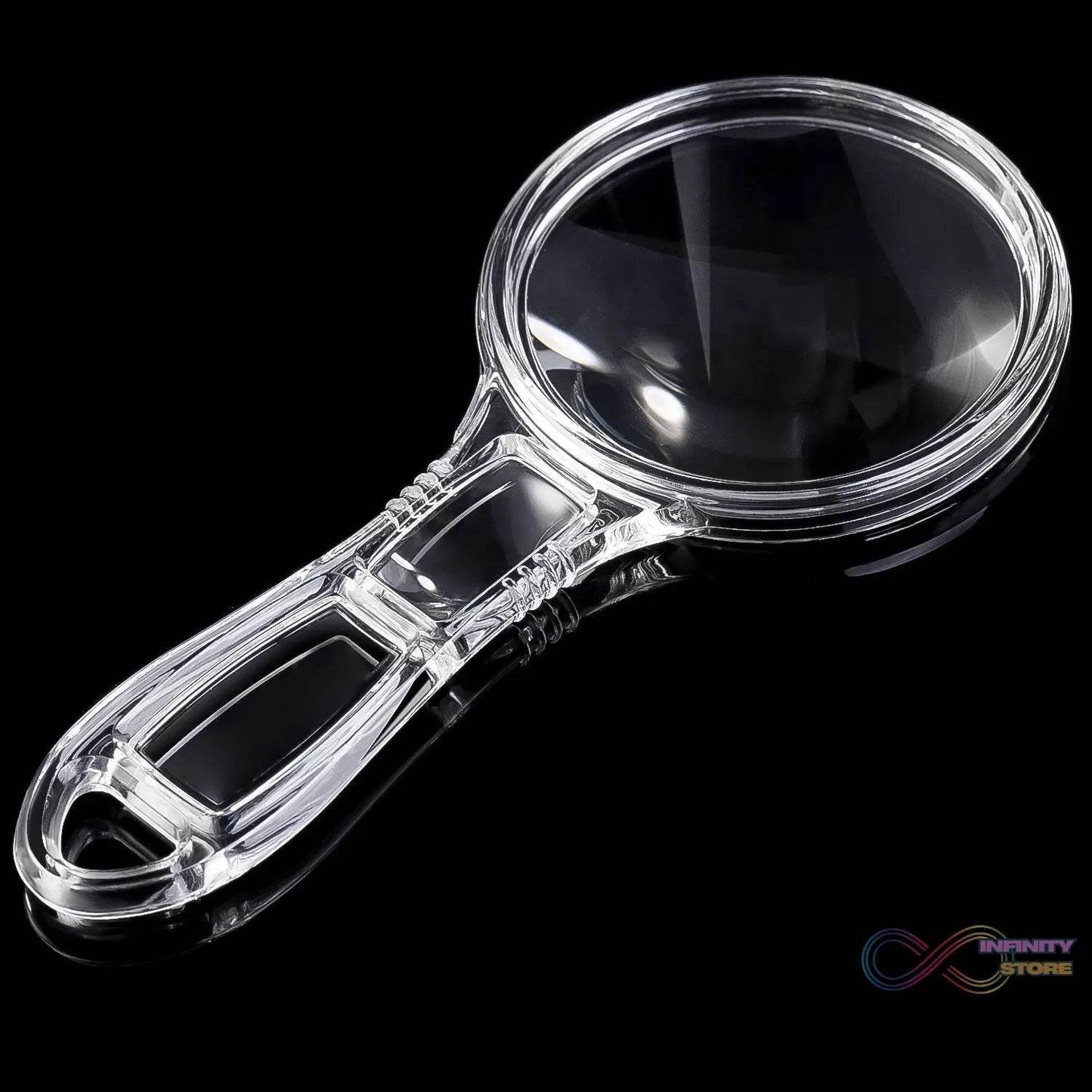 Handheld Plastic Magnifying Glasses (1 Pc / 55 MM) - infinityexculsivestore.com