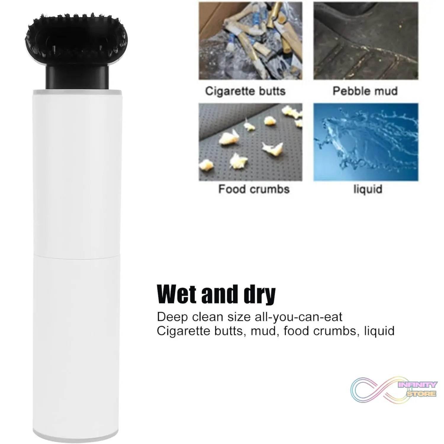 Handheld Vacuum Cleaner - Mini Portable Car Vacuum Cleaner (1 Set) - infinityexculsivestore.com