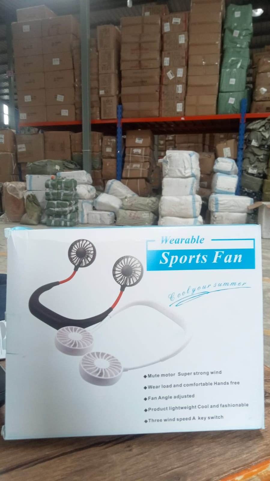 Hands-Free Wearable Neckband Fan - infinityexculsivestore.com