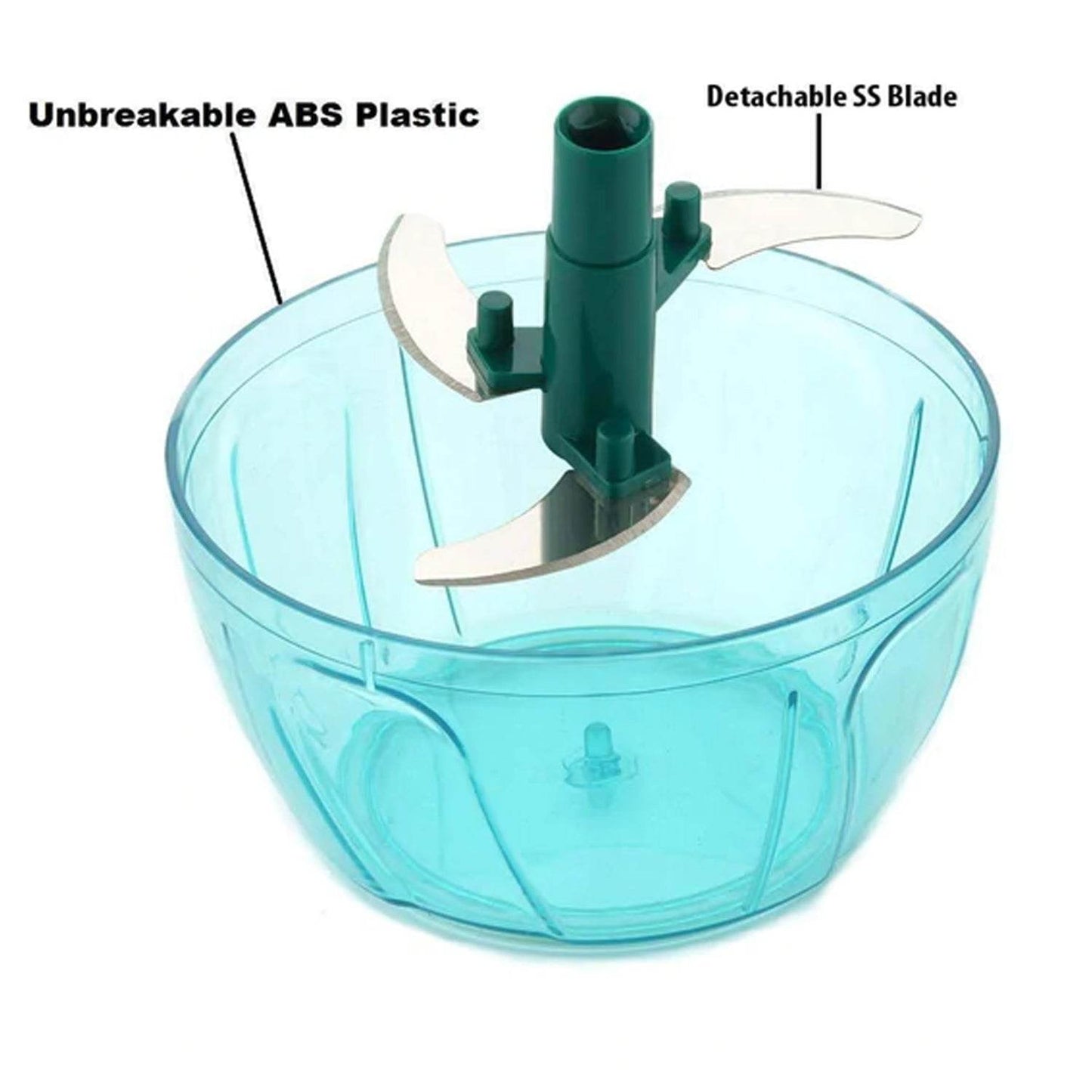 Handy Mini Plastic Vegetable Chopper Cutter, Onion Chopper Vegetables for Kitchen Accessories with 3 Blades - infinityexculsivestore.com
