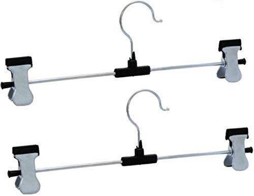 Hangers with 2-Adjustable Anti-Rust Clips (Pack of 12) - infinityexculsivestore.com