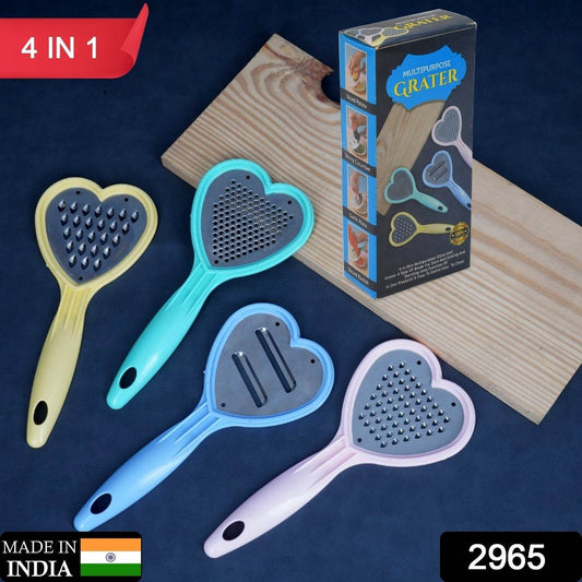 Heart Grater Set and Heart Grater Slicer Used Widely for Grating and Slicing of Fruits, Vegetables, Cheese Etc. Including All Kitchen Purposes. - infinityexculsivestore.com