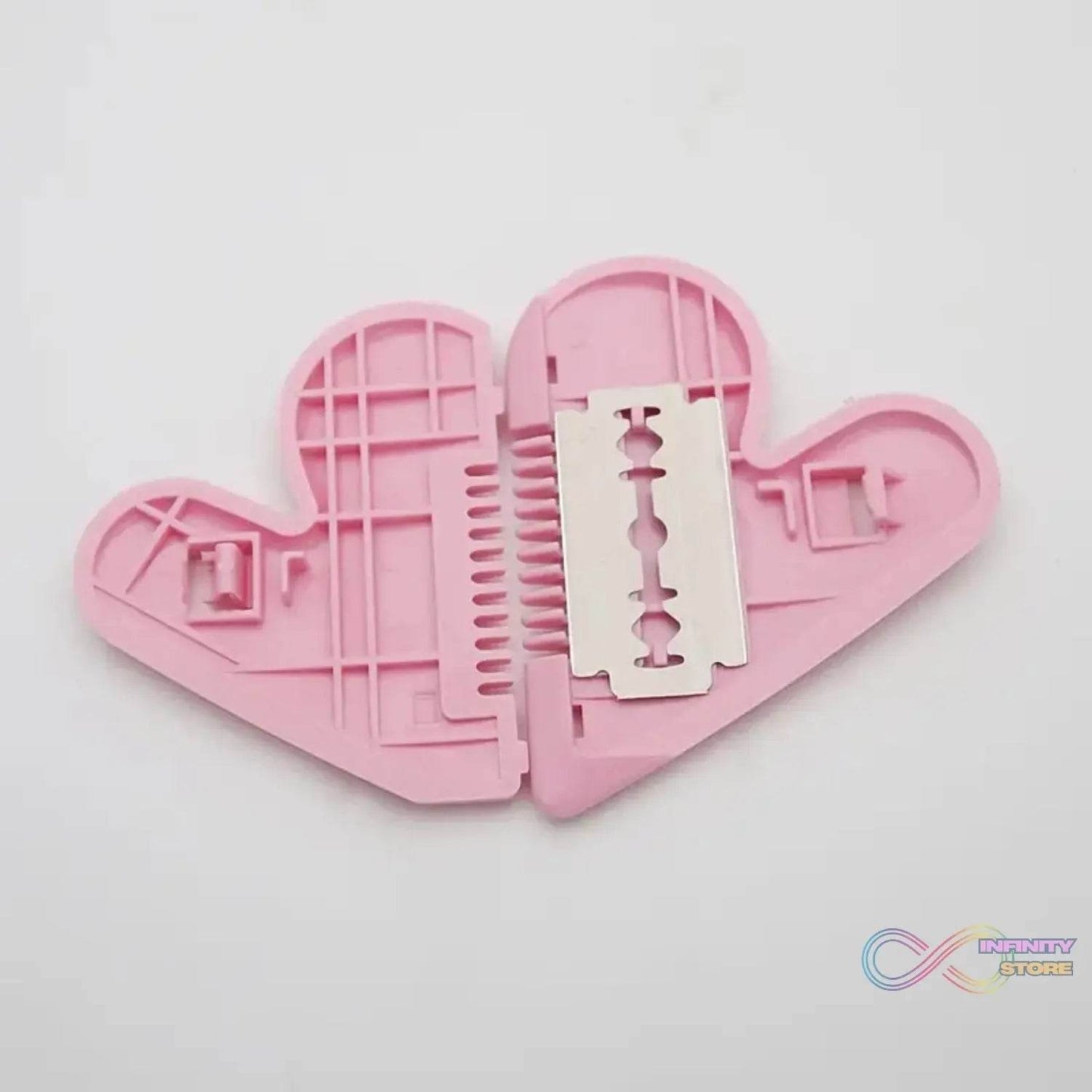 Heart Shape Plastic Hair Cutting Scissors (1 Pc / With Card Packing) - infinityexculsivestore.com