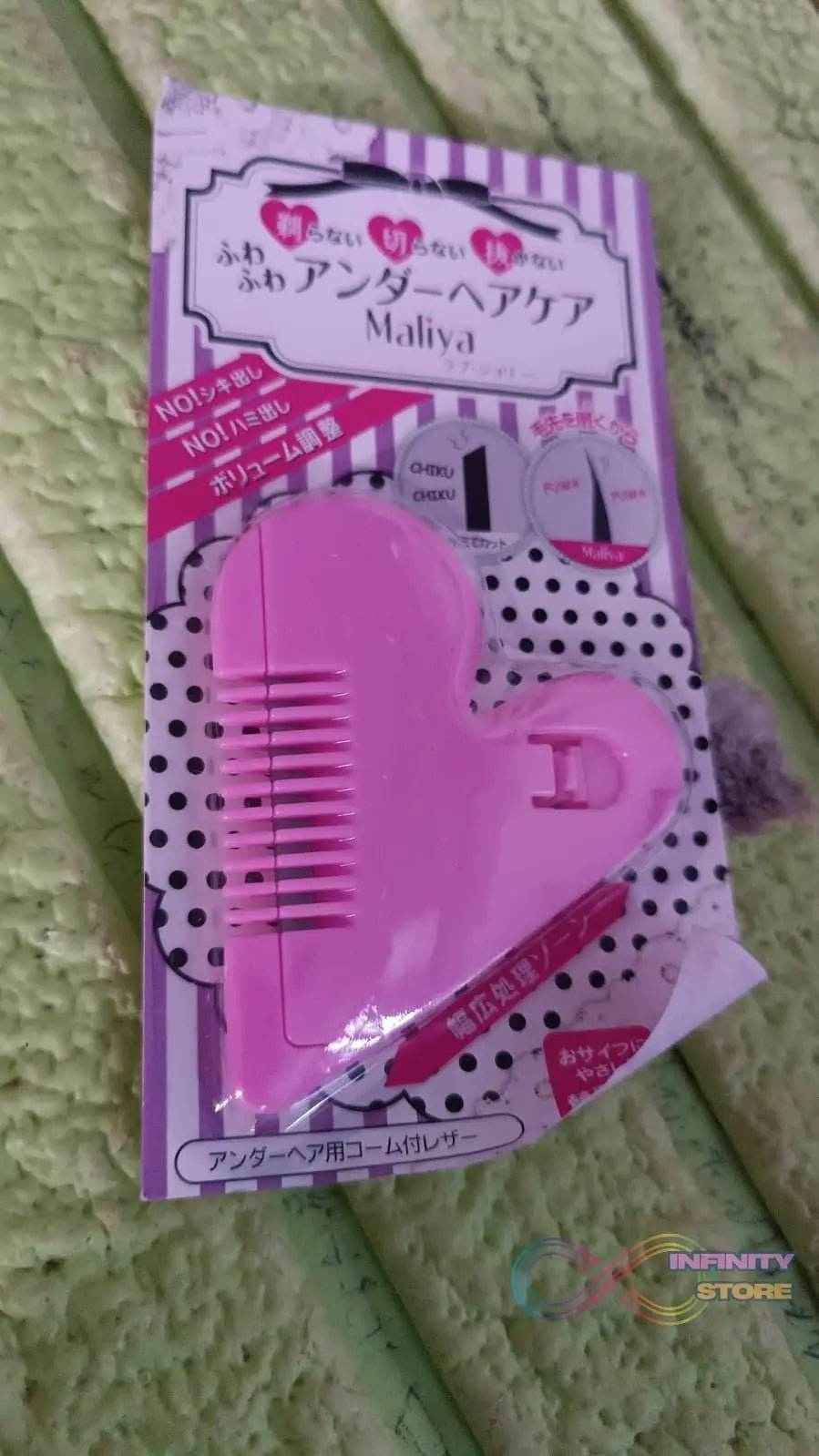 Heart Shape Plastic Hair Cutting Scissors (1 Pc / With Card Packing) - infinityexculsivestore.com