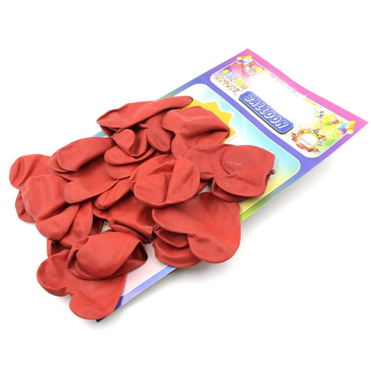 Heart shaped balloons Kinds of Rainbow Party Latex Balloons for Birthday / Anniversary / Valentine's / Wedding / Engagement Party Decoration One Color (20 Pcs Set) - infinityexculsivestore.com