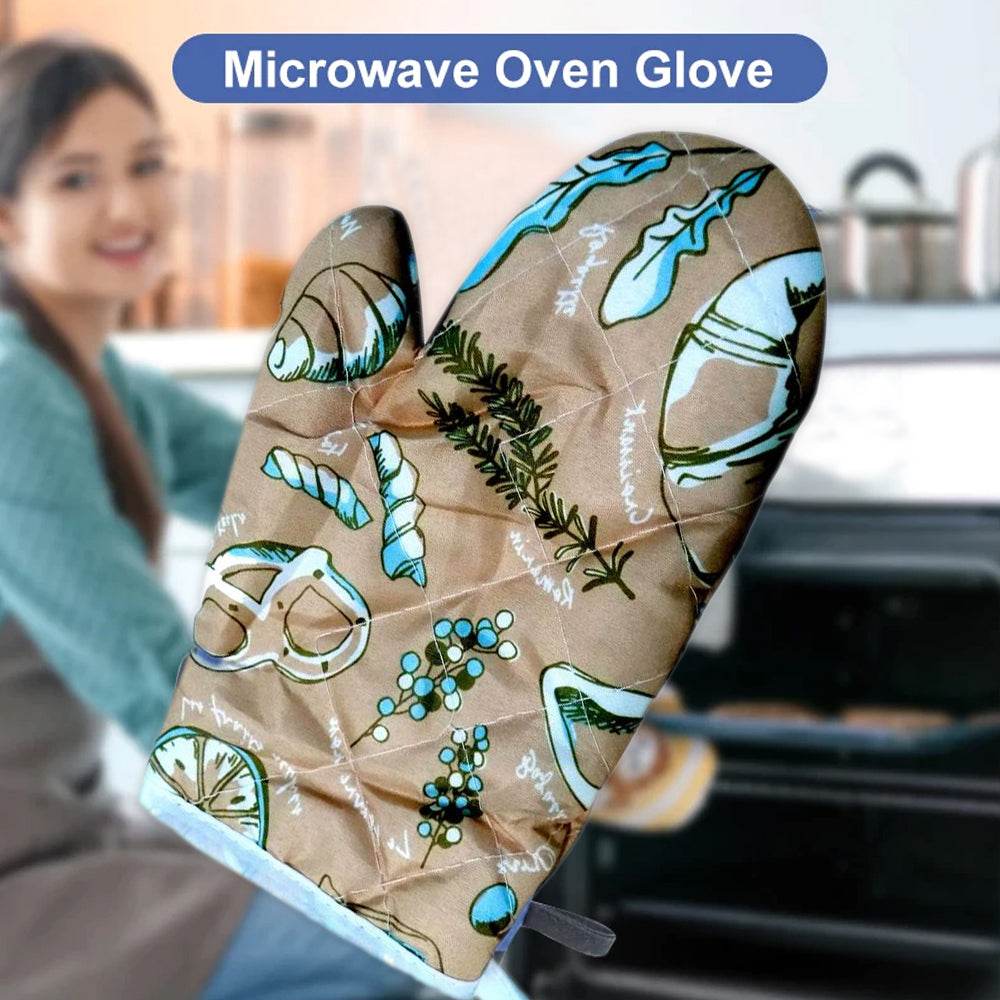 Heat Resistant Non-Slip Oven Mitts / Gloves (1pc) - infinityexculsivestore.com